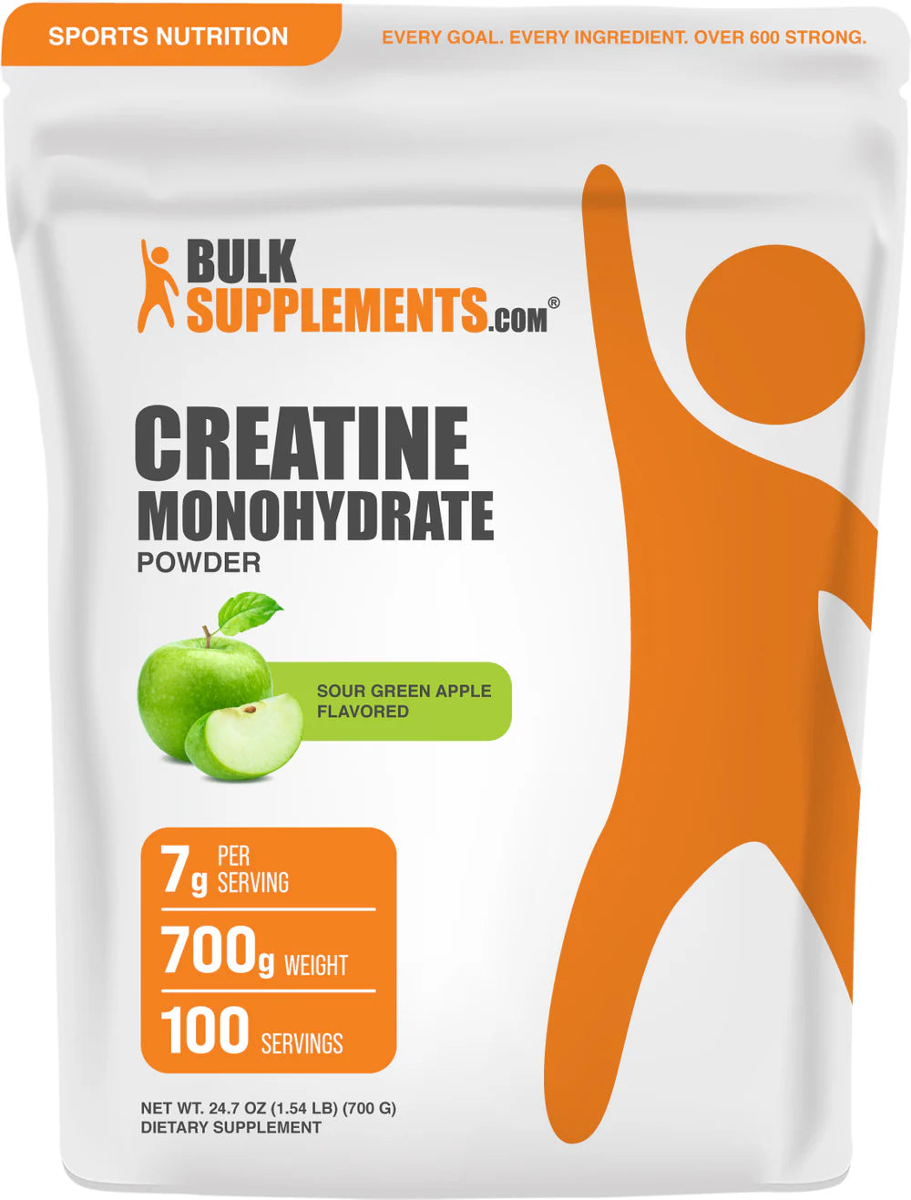 Creatine Monohydrate Powder - Sour Apple